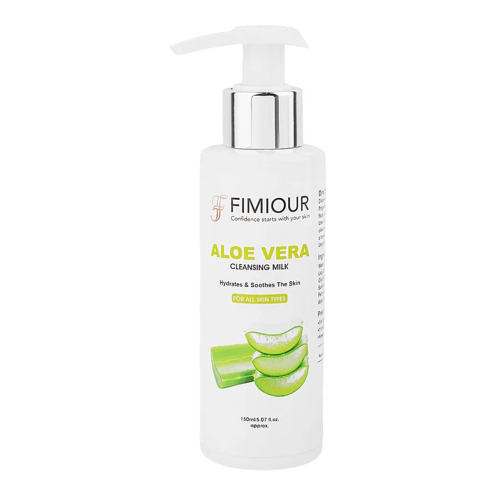 Elmore Fimiour Aloe Vera Cleansing Milk, For All Types Of Skin, 150ml