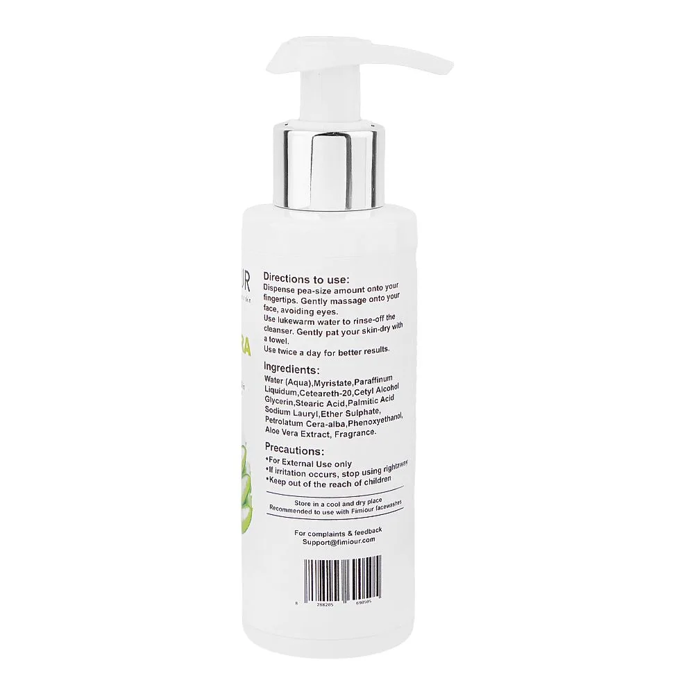 Comfortable casual elmore fimiour aloe vera cleansing milk, for all types of skin, 150ml