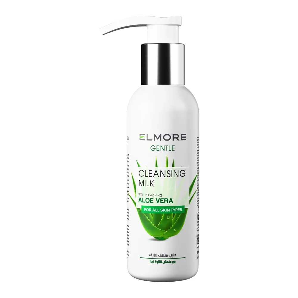 Elmore Nourishing Aloe Vera Gentle Cleansing Milk, All Skin Types, 150g