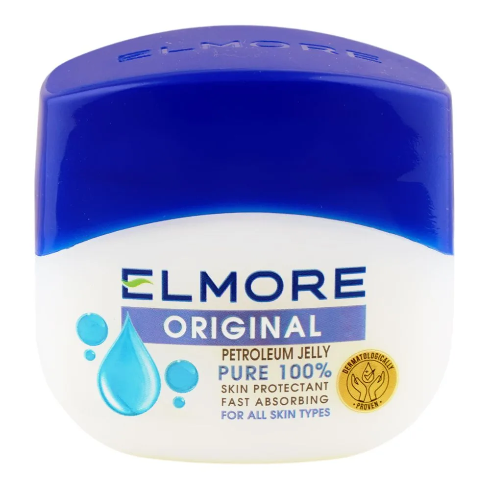 Elmore Original Pure 100% Petroleum Jelly, For All Types Of Skin, 100ml