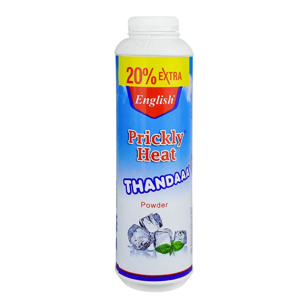 English Prickly Heat Thanda Powder, 220g