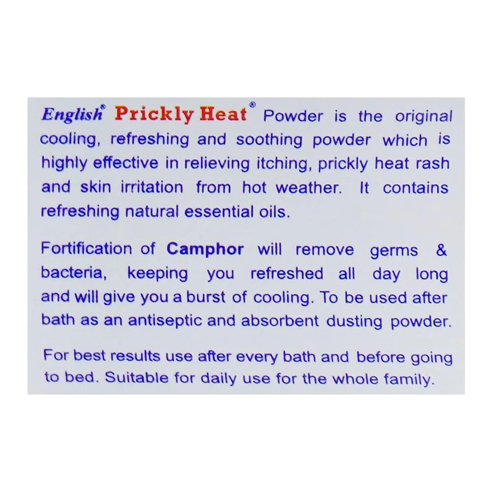 Comfortable casual english prickly heat thanda powder, 220g