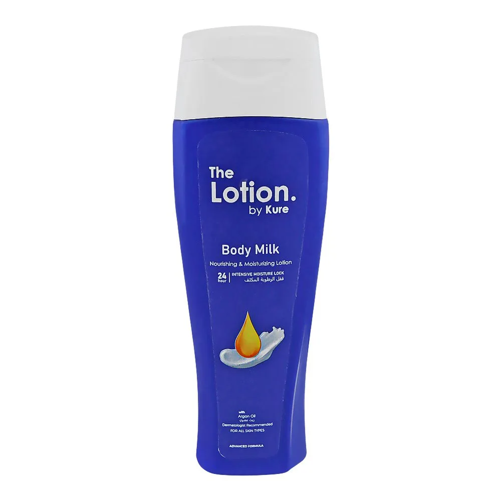 English The Lotion By Kure Body Milk Nourishing Body Lotion, For All Types Of Skin, 225ml