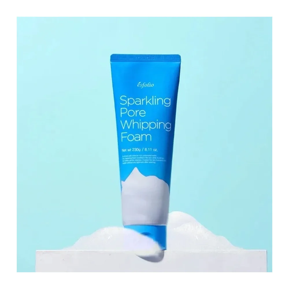Esfolio Sparkling Pore Whipping Foam, Deep Cleansing & Skin Refresh Care, 230g