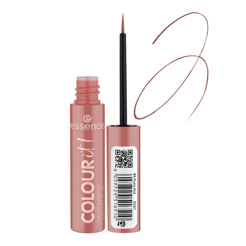 Essence Colour It! Liquid Eyeliner, Vegan, 04 Rusty Red, 3ml