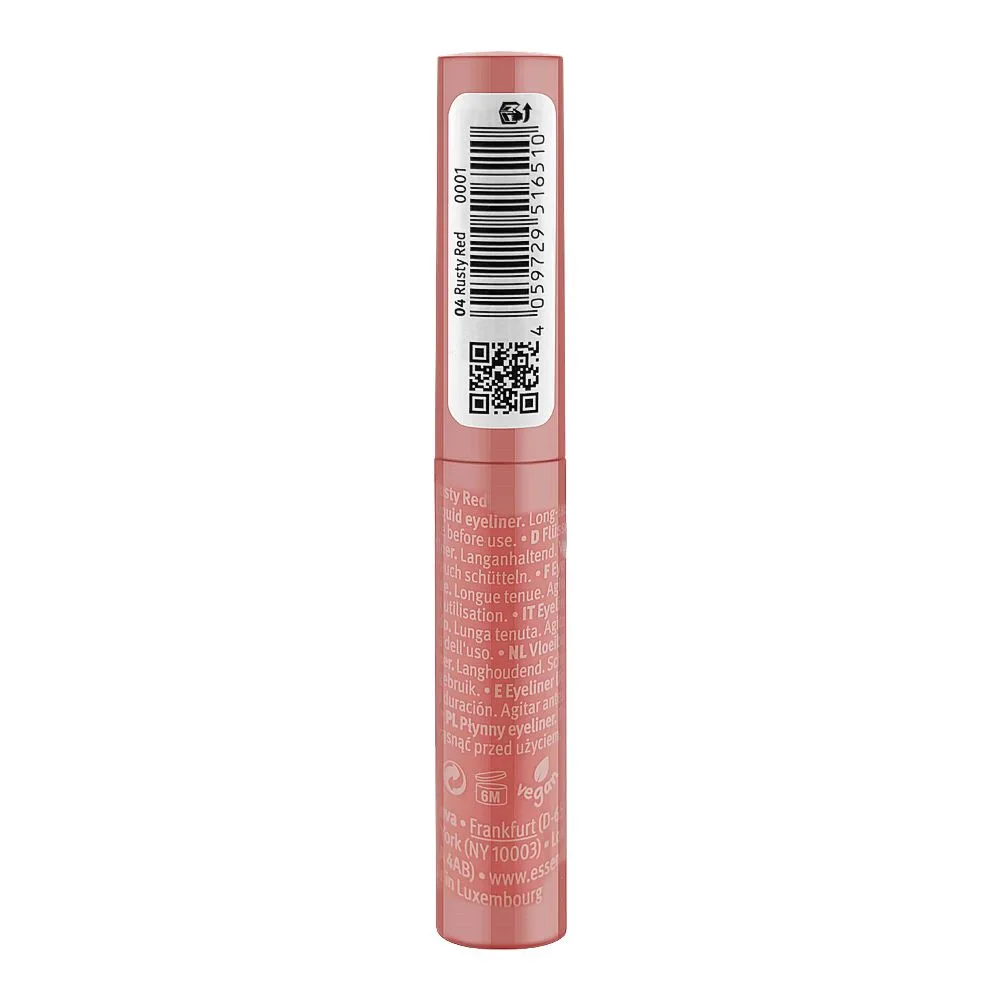 Comfortable casual essence colour it! liquid eyeliner, vegan, 04 rusty red, 3ml
