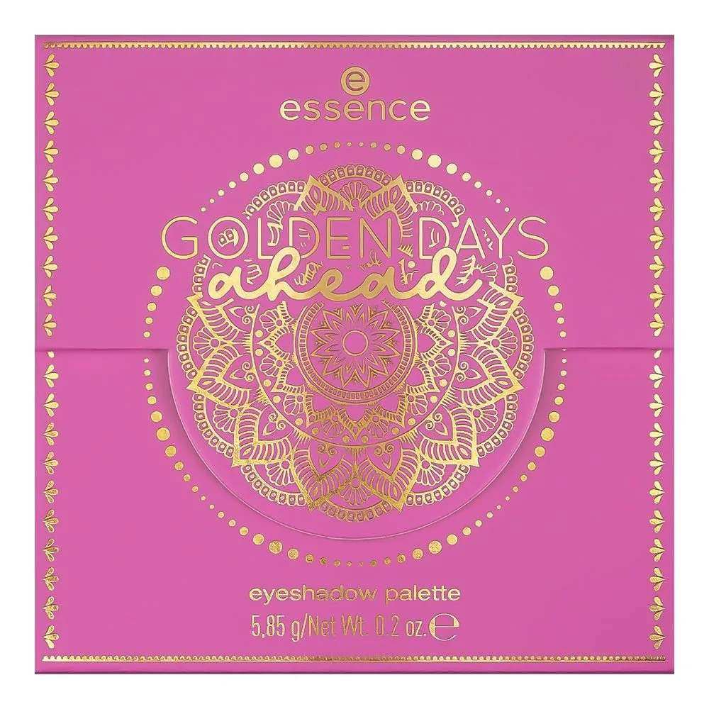 ence Golden Days Ahead Eyeshadow Palette, 9 Colors, Vegan, 5.85g, 01 Livin'For Golden Drama
