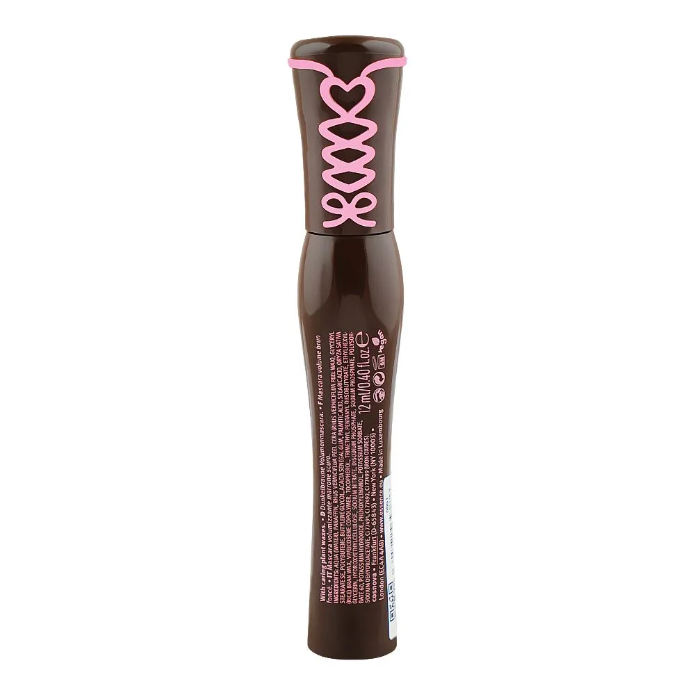 Comfortable casual essence lash princess false lashes effect mascara, black brown, 12ml