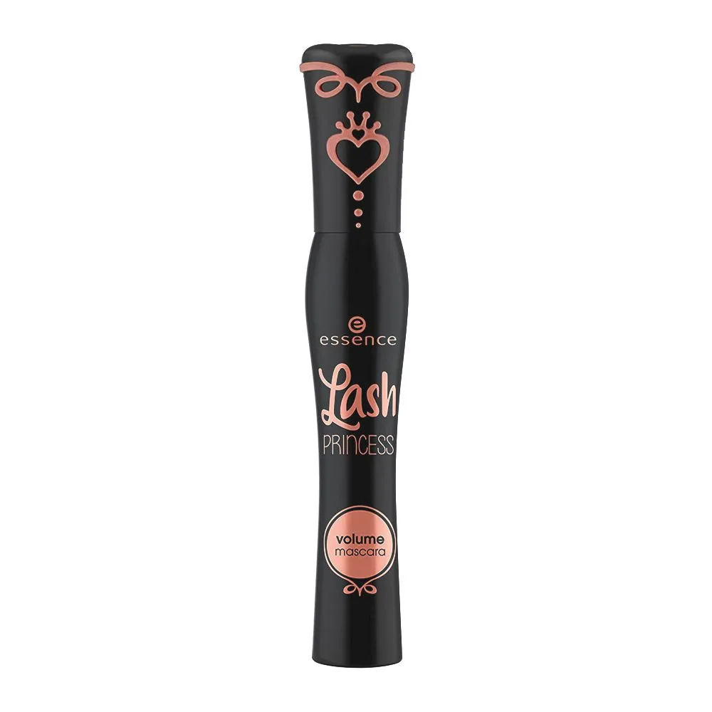 Side view of essence lash princess volume mascara, black