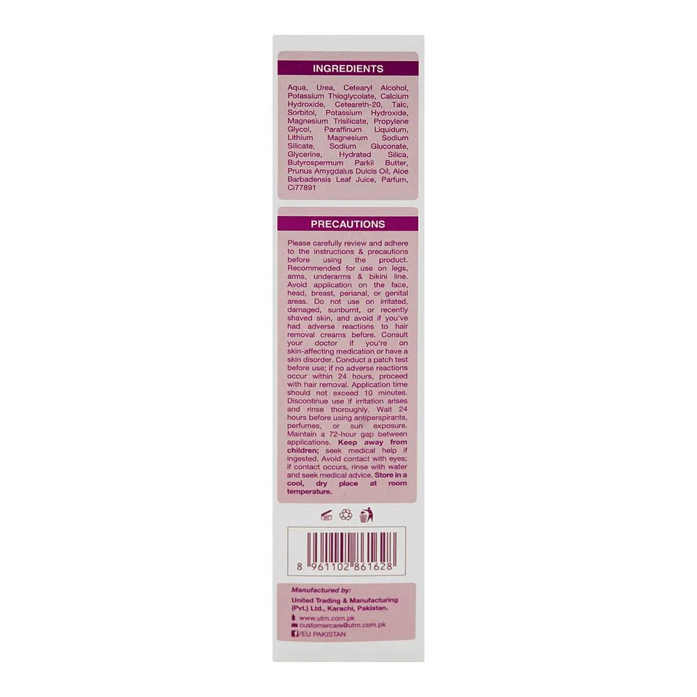 Comfortable casual eu naturals easy hair removal lotion, for all types of skin, 200g