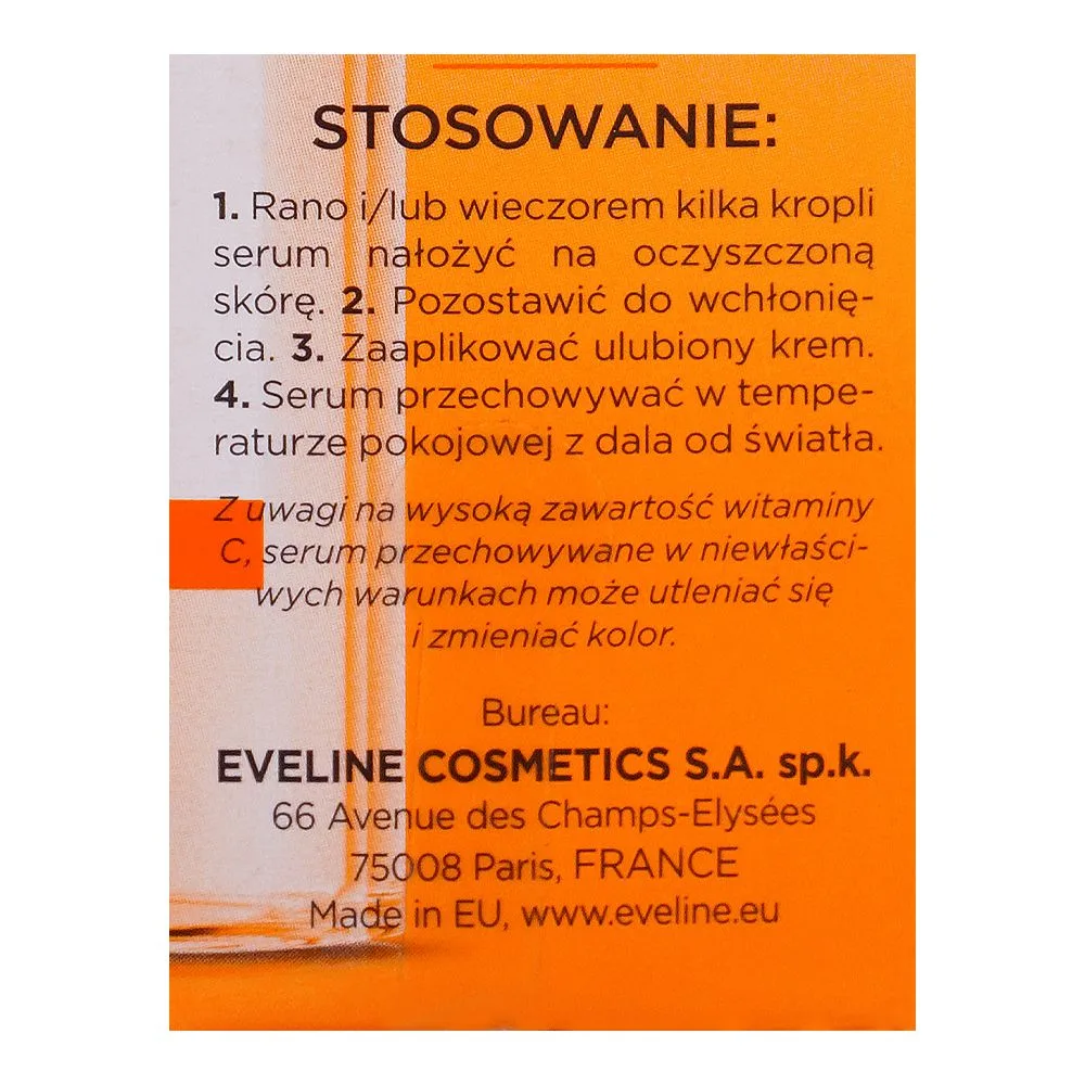 Premium everyday wear eveline 15% resveratrol ferulic acid vitamin c + cg serum shot, 30ml
