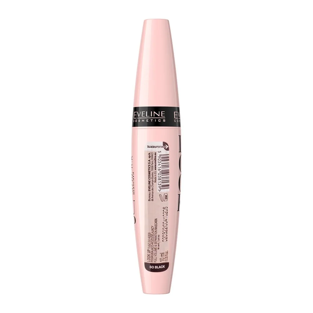 Comfortable casual eveline look up so black mascara, 10ml