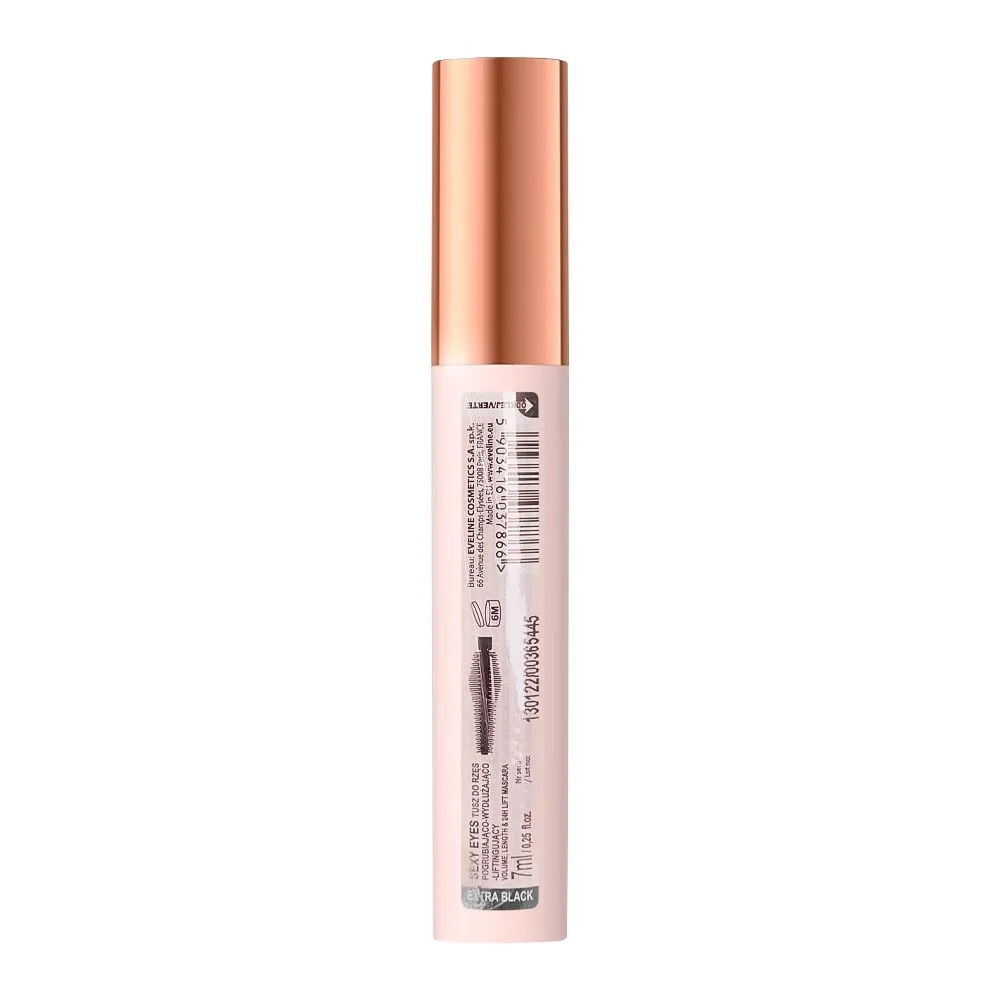 Comfortable casual eveline sexy eyes volume length & 24h lift mascara, extra black, 7ml