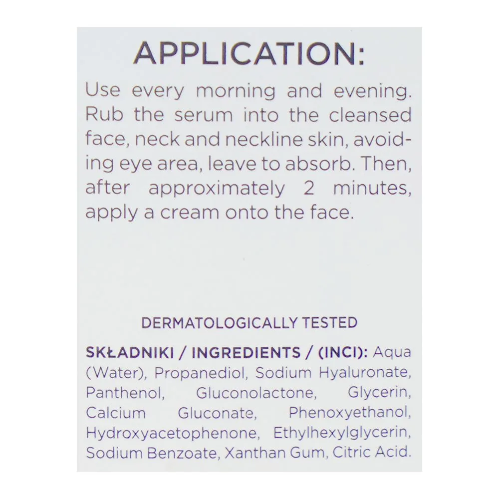 Comfortable casual eveline super duet 2% hyaluronic acid & d-panthenol complex moisturizing serum, 18ml