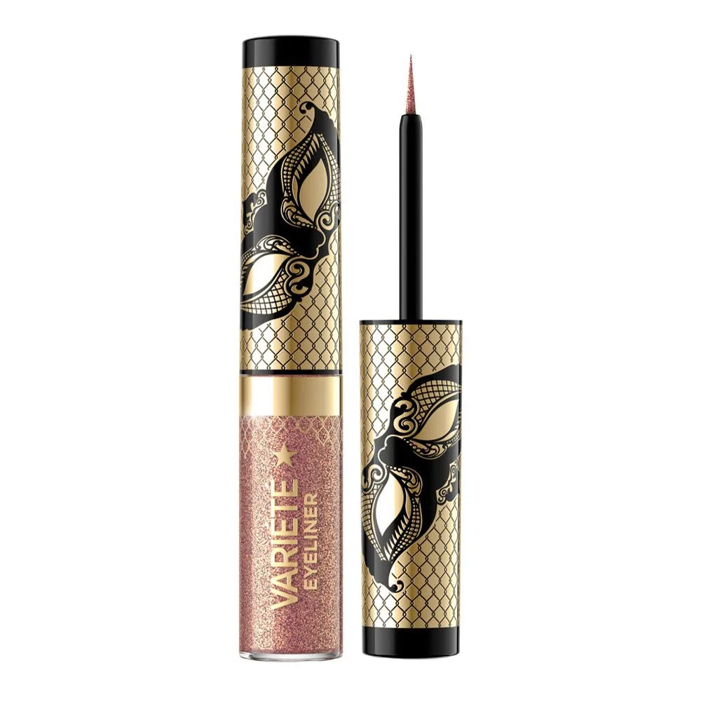 Eveline Variete Liquid Eyeliner, Waterproof, 01 Sparkle Gold
