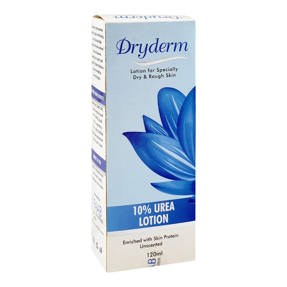Faab Pharma Dryderm Lotion, For Dry & Rough Skin, 150ml