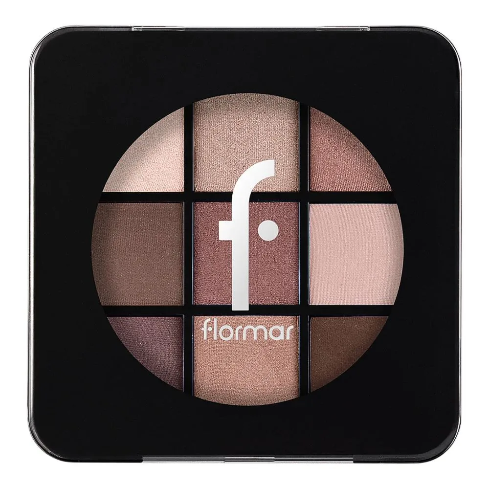 Flormar Eye Shadow Palette, 004 Follow Your Heart 9-Pack close up view