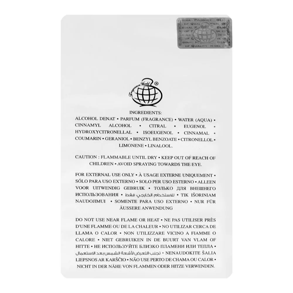 Comfortable casual fragrance world caramel macchiato, eau de parfum, for men & women, 100ml