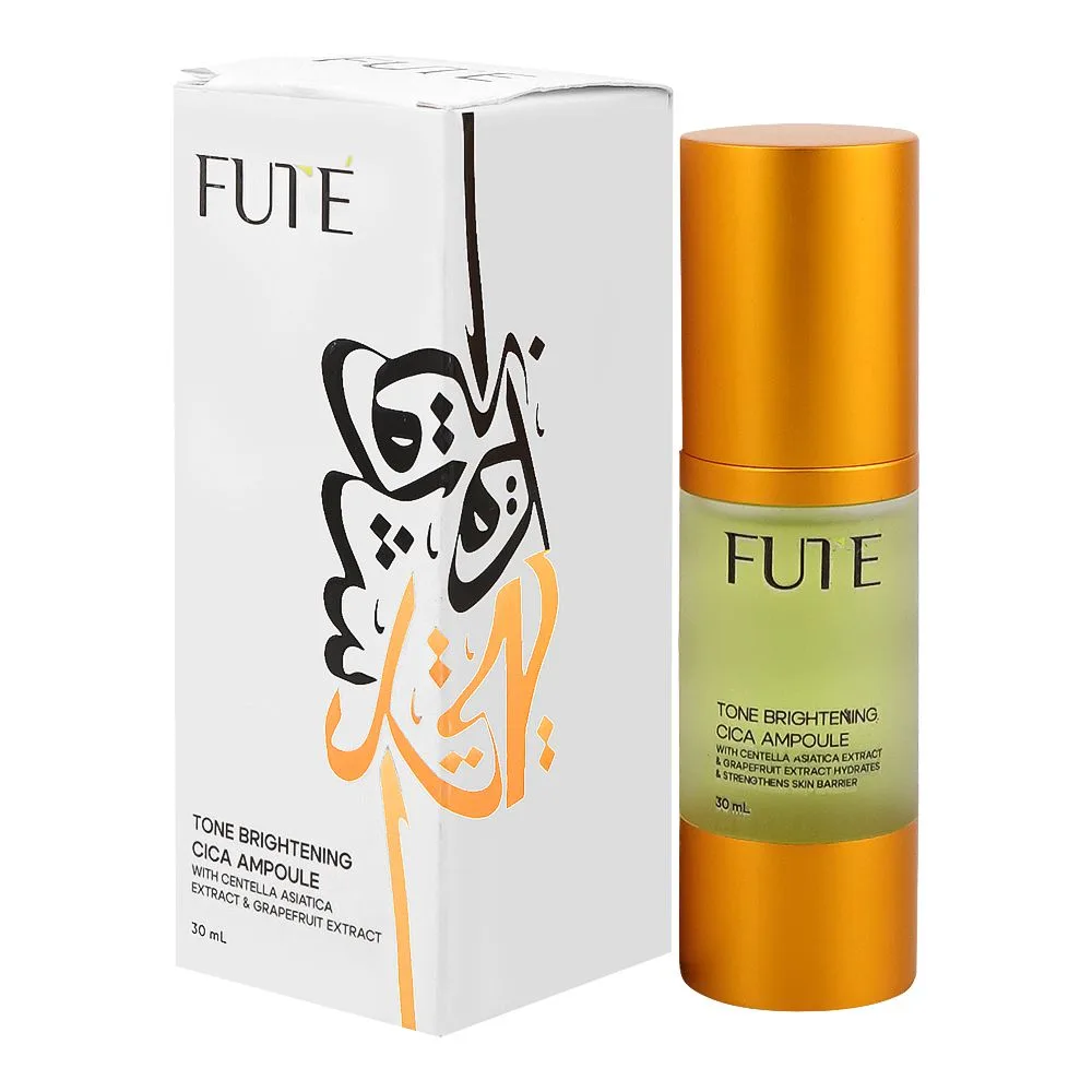 Fute Centella Asiatica & Grapefruit Extract Tone Brightening Cica Ampoule, 30ml