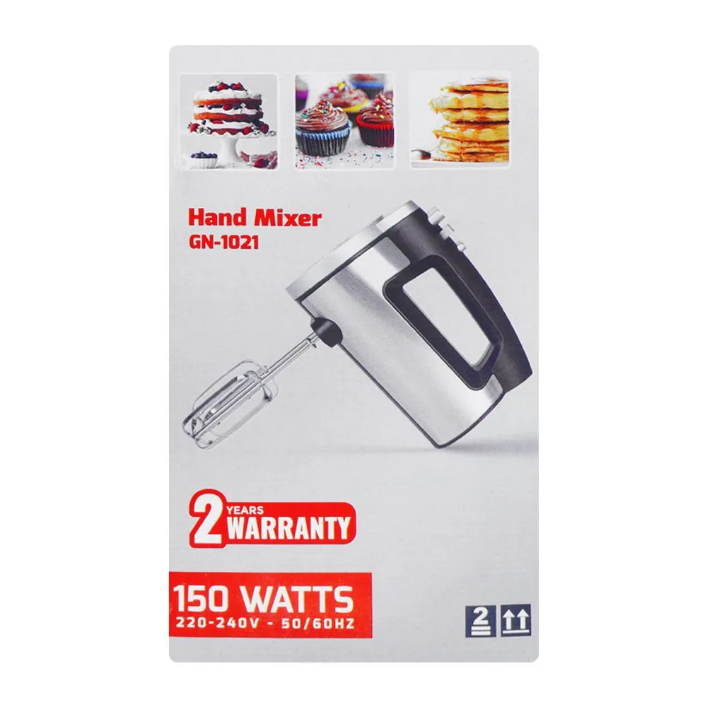 Close-up design of gaba national egg beater, 150w, gn-1021