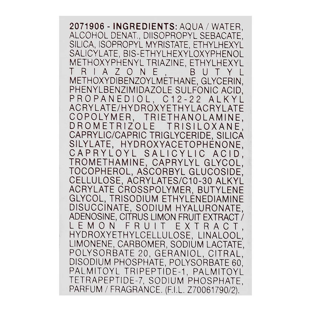Close-up design of garnier hyaluron barrier protect daily uv fluid invisible serum, spf 50+ hyaluronic acid & glycerin, for all types of skin, 40ml