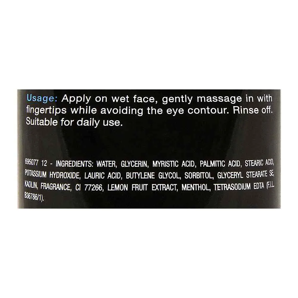 Comfortable casual garnier men oil clear deep cleansing face wash, 100gm