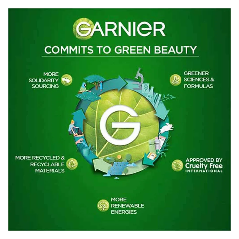 Premium everyday wear garnier skin active bright complete vitamin c face wash, 100ml - cleanse, remove impurities, and brightens your skin