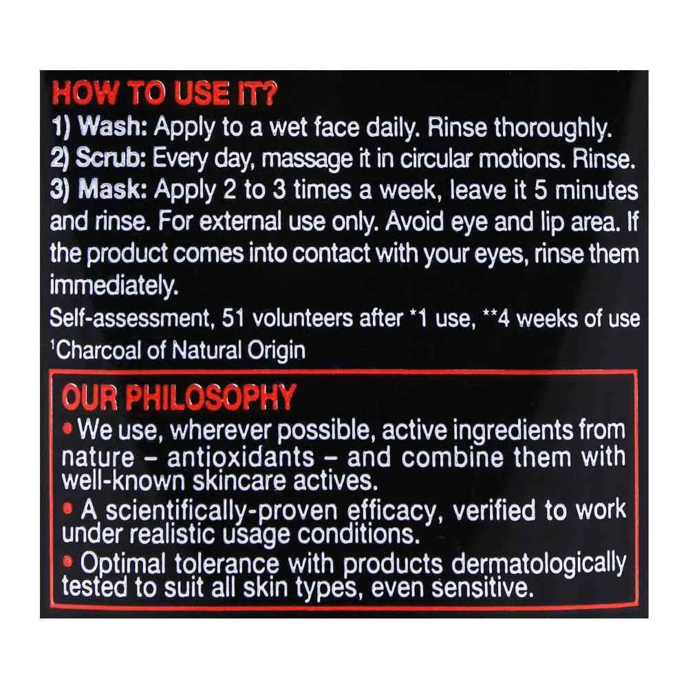 Lifestyle product image of garnier skin active pure active anti-blackheads 3-in-1 daily wash + scrub + mask, 100ml - dissolve dirt and impurities