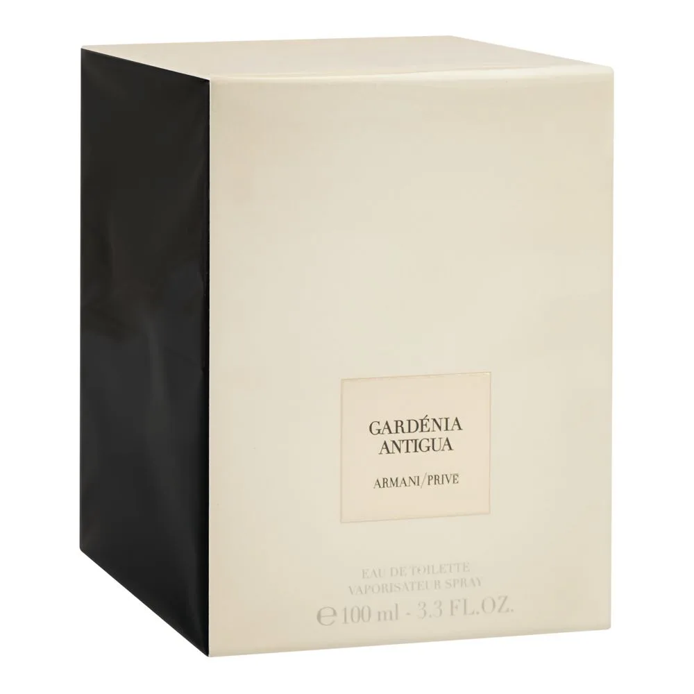 Side view of giorgio armani prive gardenia antigua, eau de parfum, for men & women, 100ml