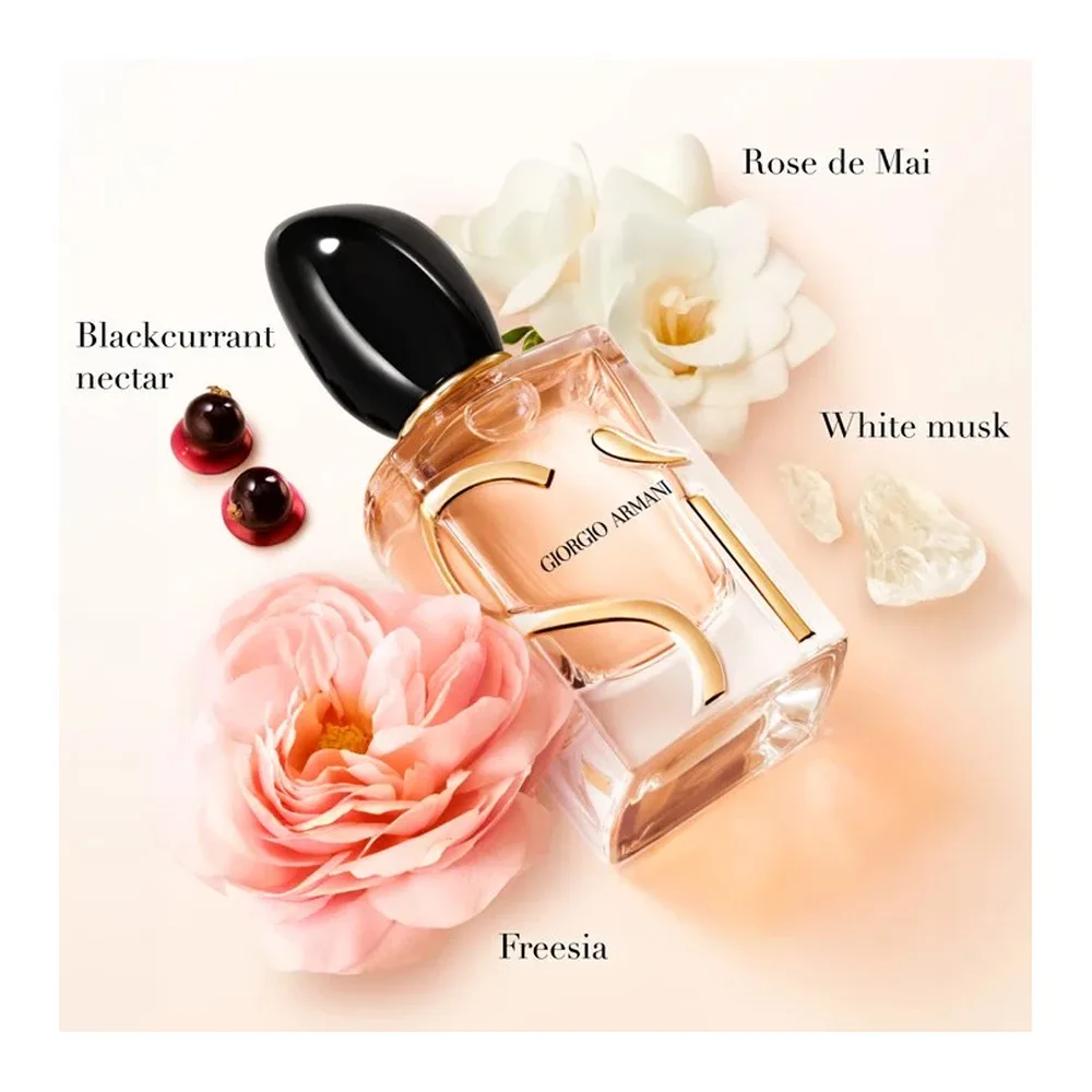 Side view of giorgio armani si, eau de parfum, for women, 30ml