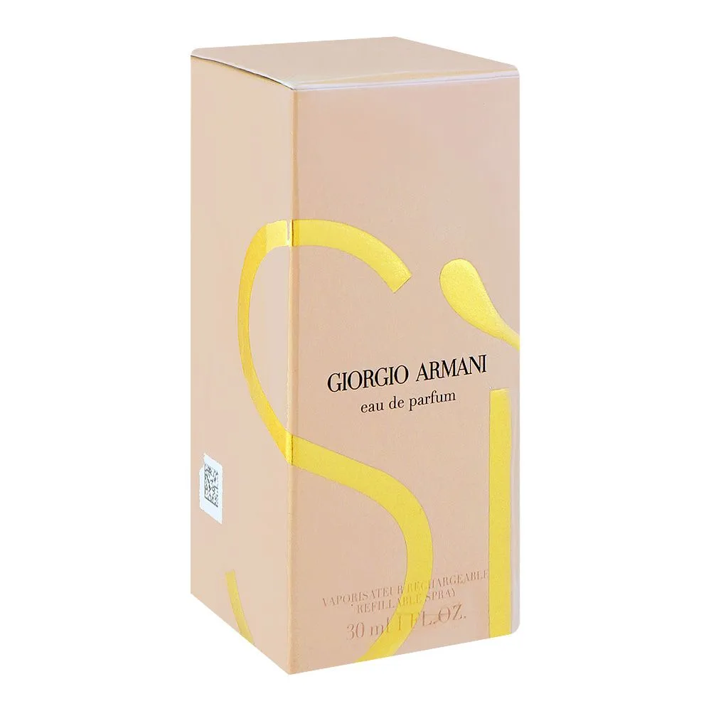 Front angle of giorgio armani si, eau de parfum, for women, 30ml