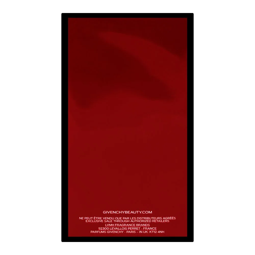 Side view of givenchy l'interdit rouge ultime, eau de parfum, for women, 80ml
