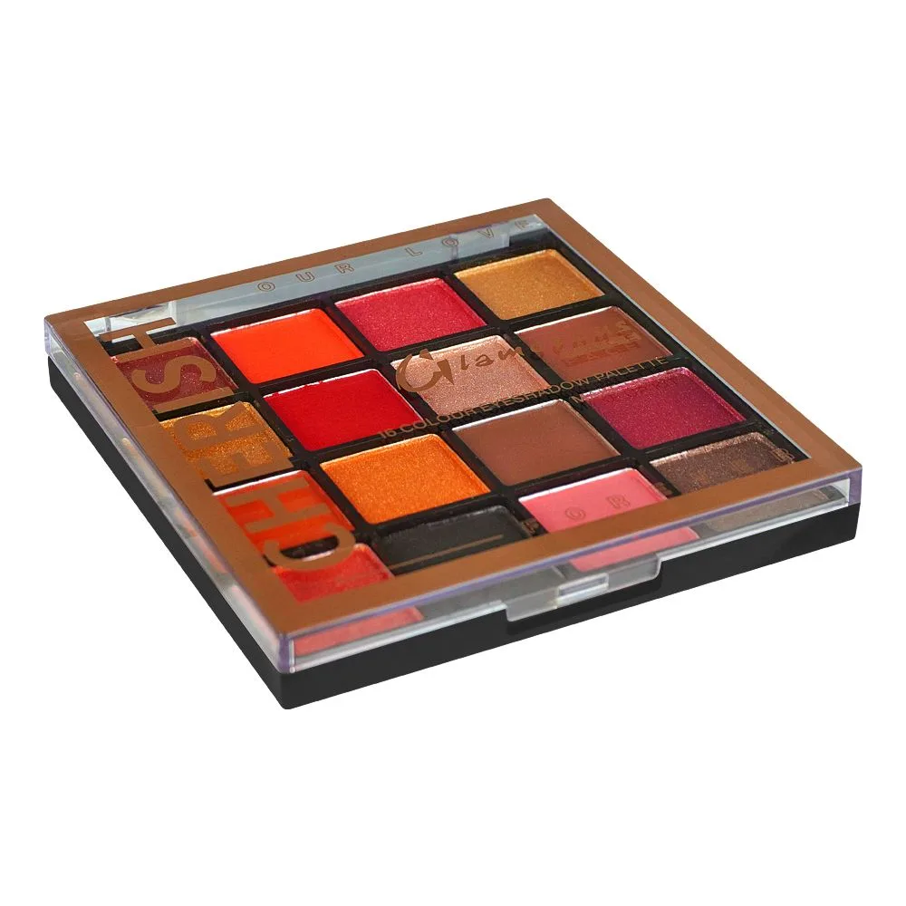 Glamourous Face Cherish Eyeshadow Palette With 16 Shades, GF8091 close up view