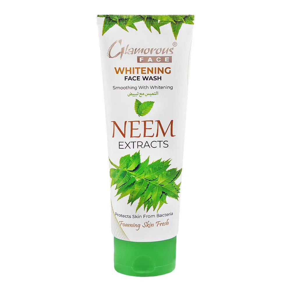 Glamourous Face Neem Extracts Whitening Face Wash, For Smoothing & Skin Whitening, 100g, GF-1020