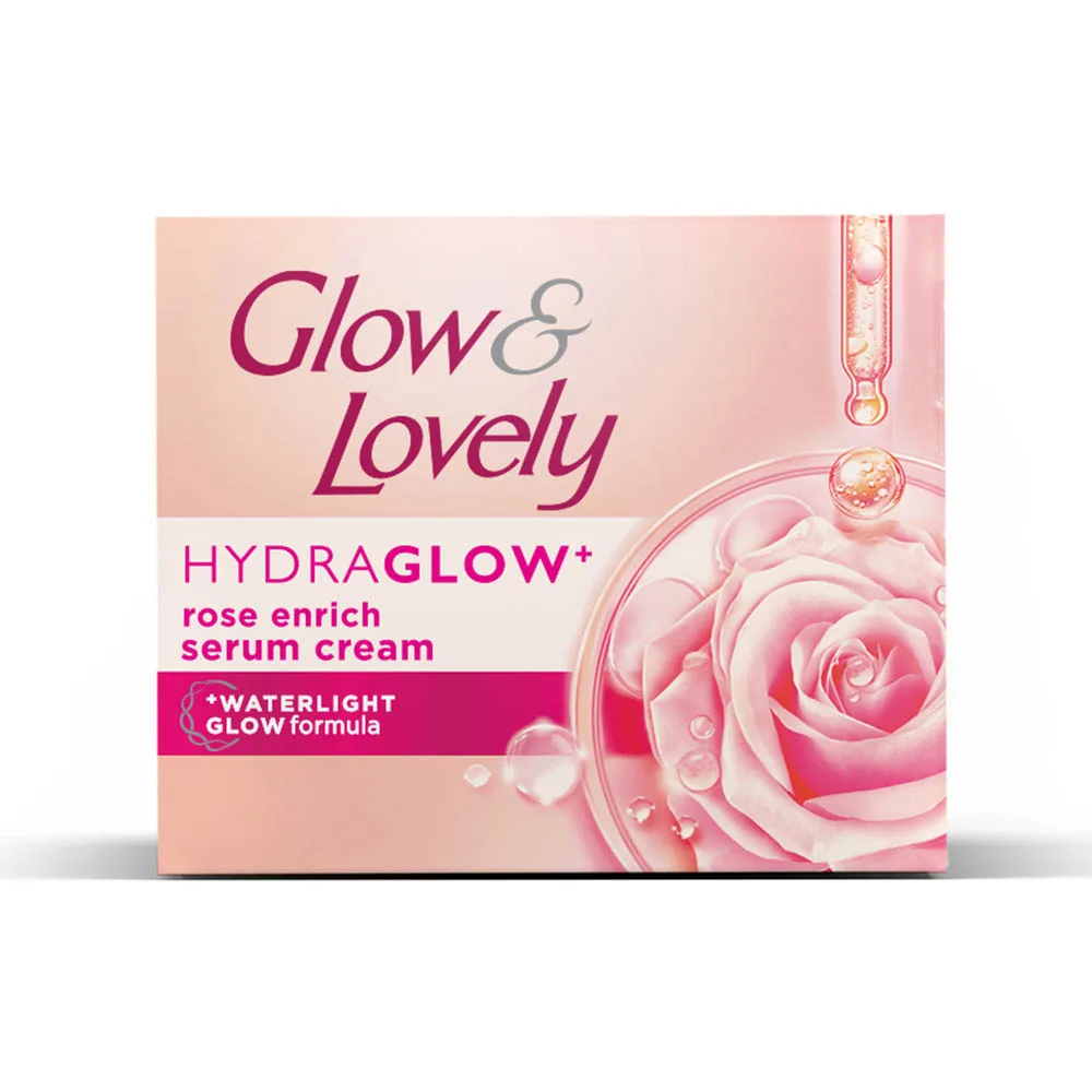 Comfortable casual glow & lovely hydra glow rose enrich serum cream, water light glow formula, 60ml