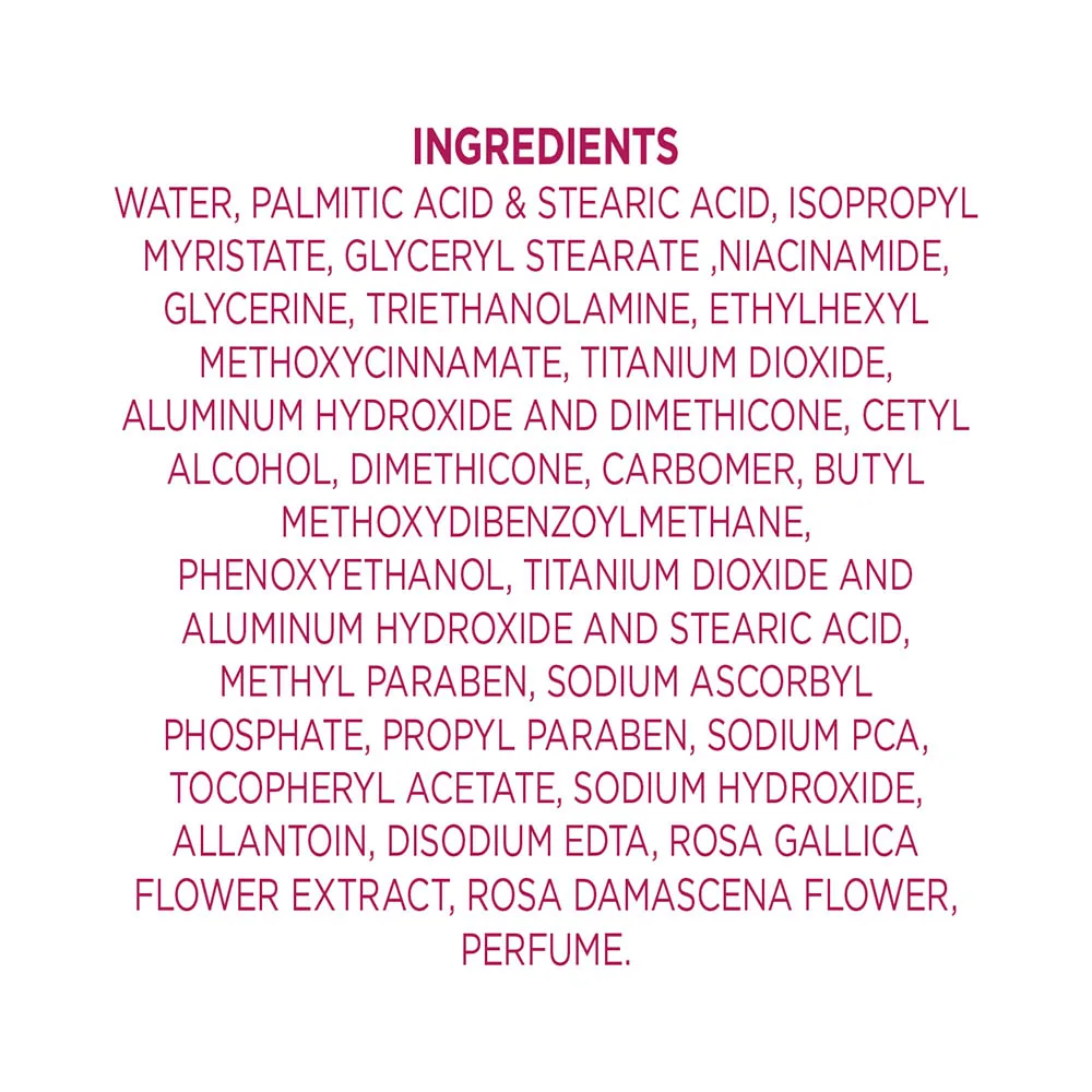 Front angle of glow & lovely hydra glow rose enrich serum cream, water light glow formula, 60ml