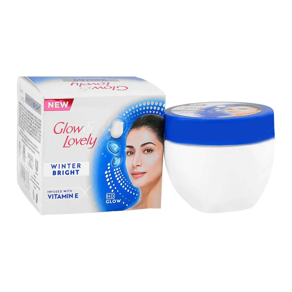 Glow & Lovely Winter Bright Cream, Vitamin E, 62ml