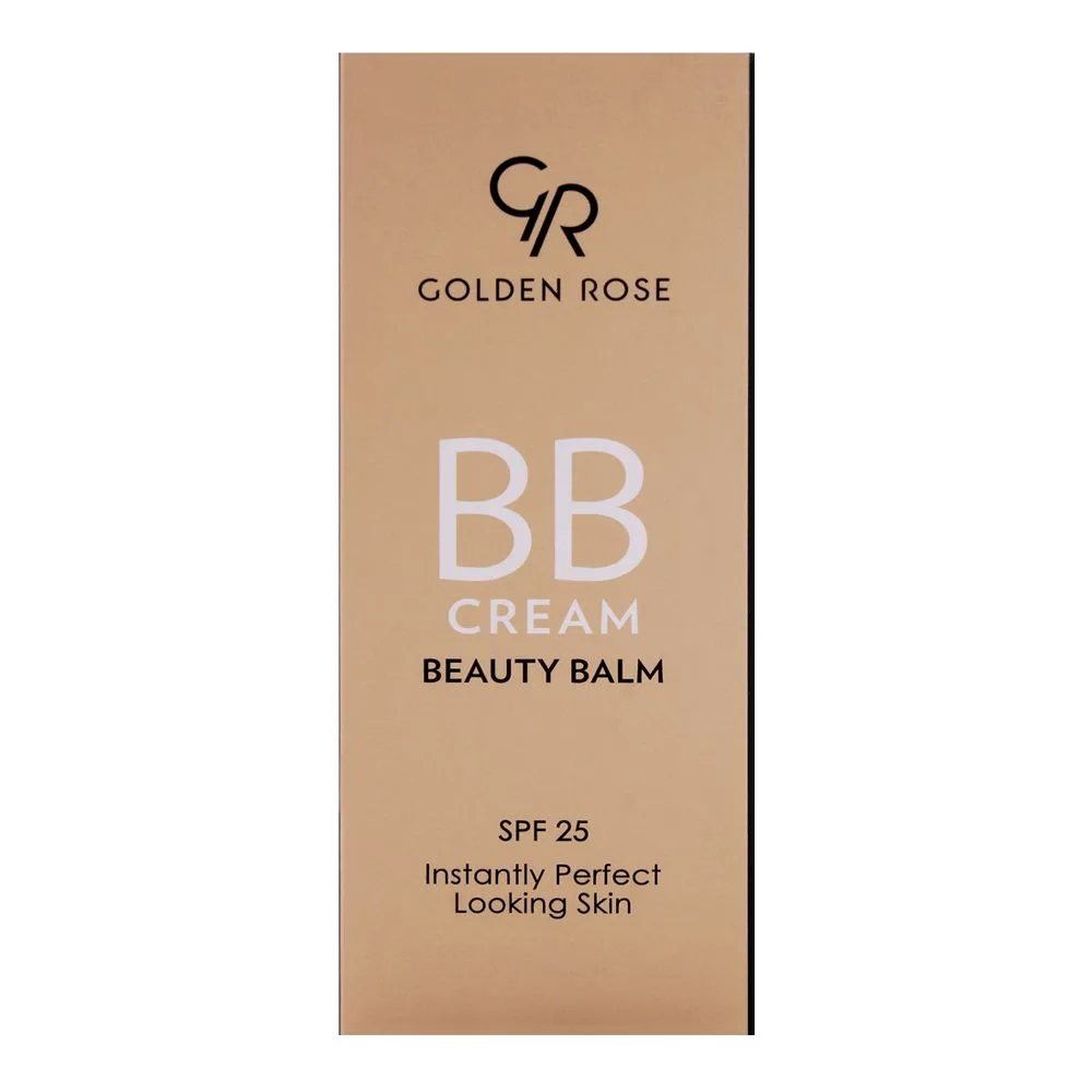 Side view of golden rose bb cream beauty balm, spf 25, 04 medium