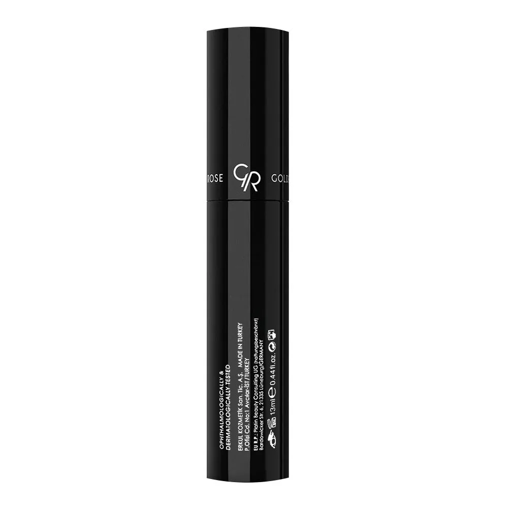 Comfortable casual golden rose dramatic lashes instant full volume & extreme length night mascara, black