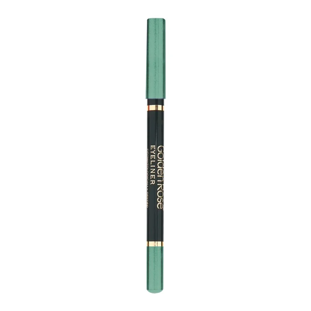 Side view of golden rose eyeliner pencil, 332