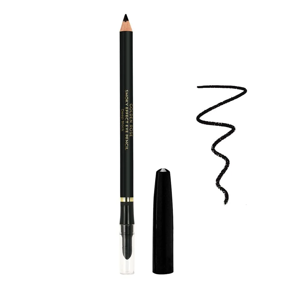 Golden Rose Smoky Effect Eye Pencil, Deep Black