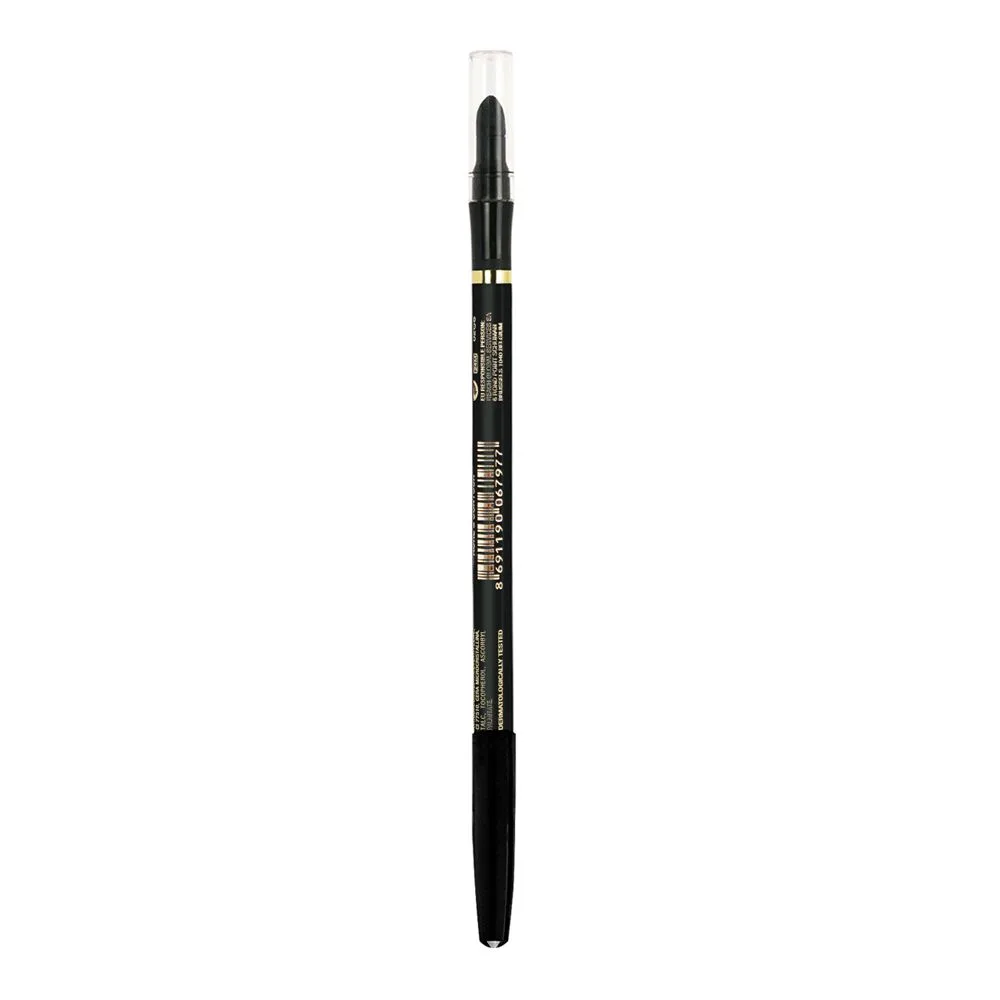 Comfortable casual golden rose smoky effect eye pencil, deep black