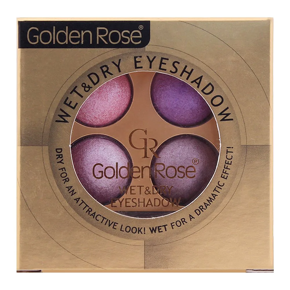 Comfortable casual golden rose wet & dry eyeshadow, 06