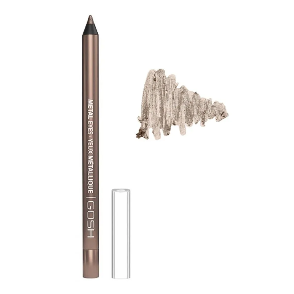 Gosh Metal Eyes Metallique Eyeliner, Waterproof, 002 Moonstone