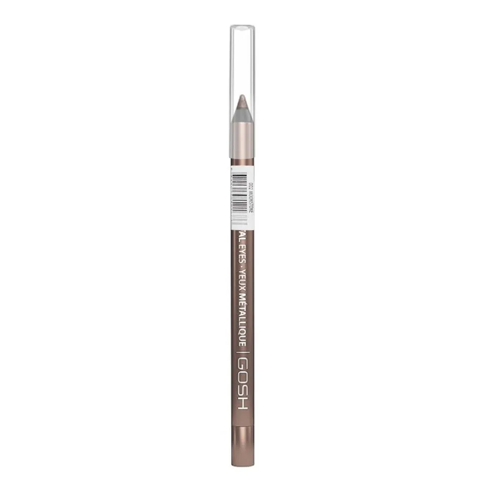 Side view of gosh metal eyes metallique eyeliner, waterproof, 002 moonstone