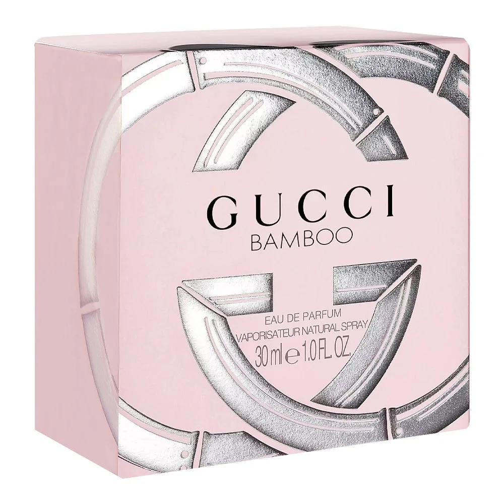 Side view of gucci bamboo, eau de parfum, for women, 30ml