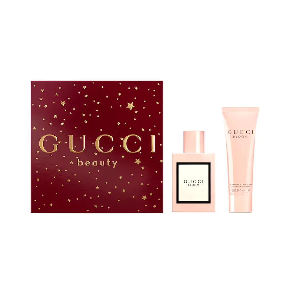 Gucci Bloom Gift Set Brown Pack For Women, EDP 50ml + Body Lotion 50ml