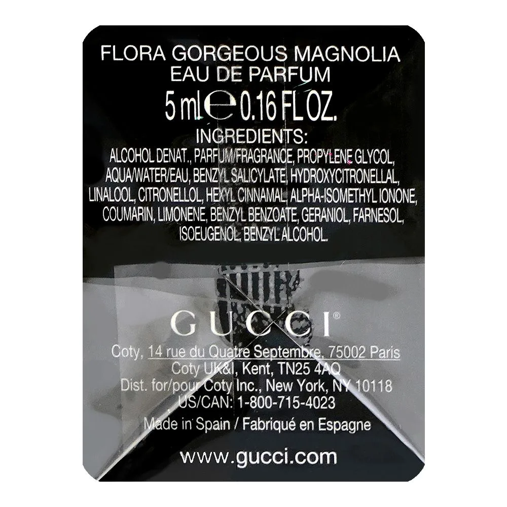 Comfortable casual gucci flora miniature gift set, for women, eau de parfum, 4 x 5ml
