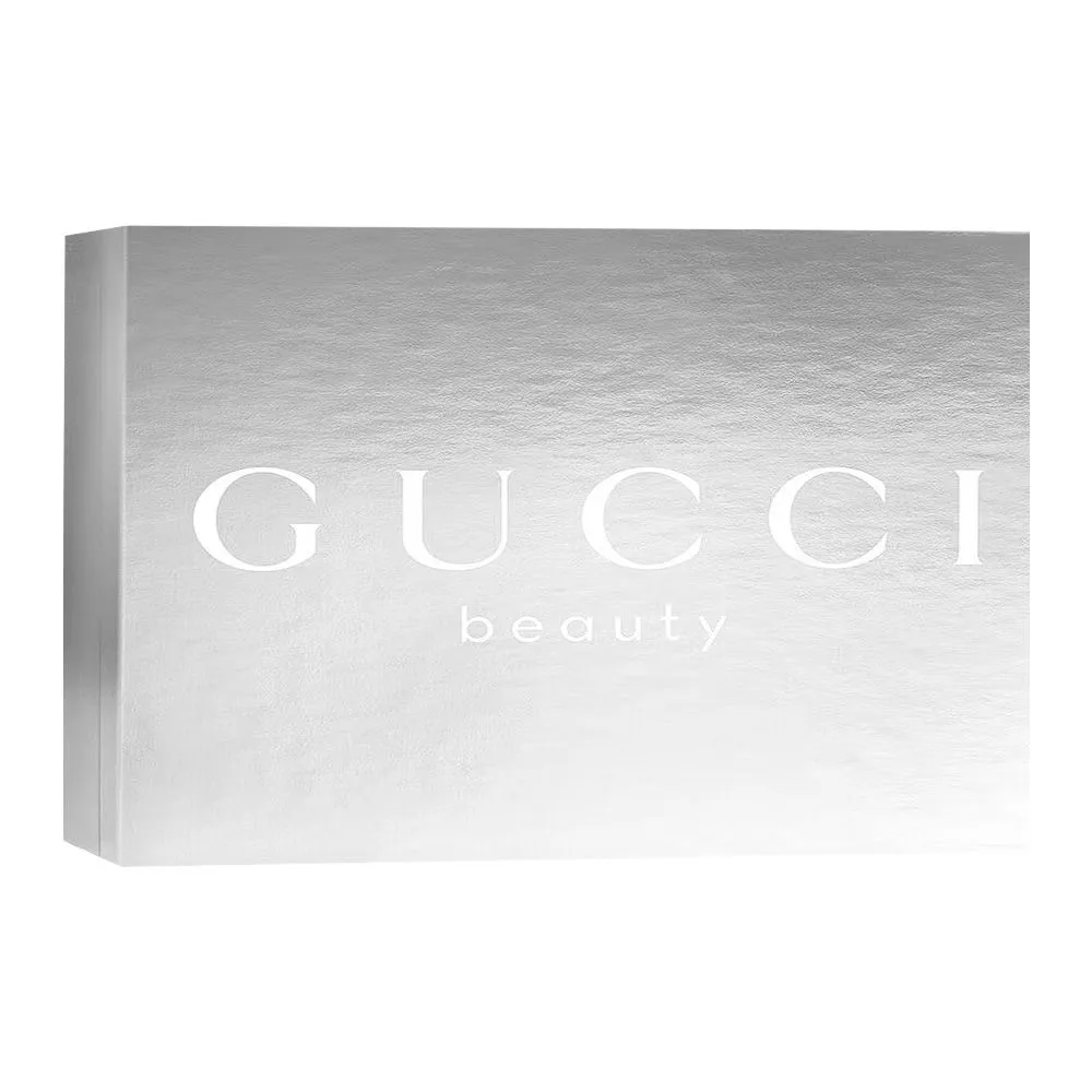 Side view of gucci miniatures set, for women 4 x 5ml bloom + guilty + flora gorgeous gardenia + flora gorgeous orchid
