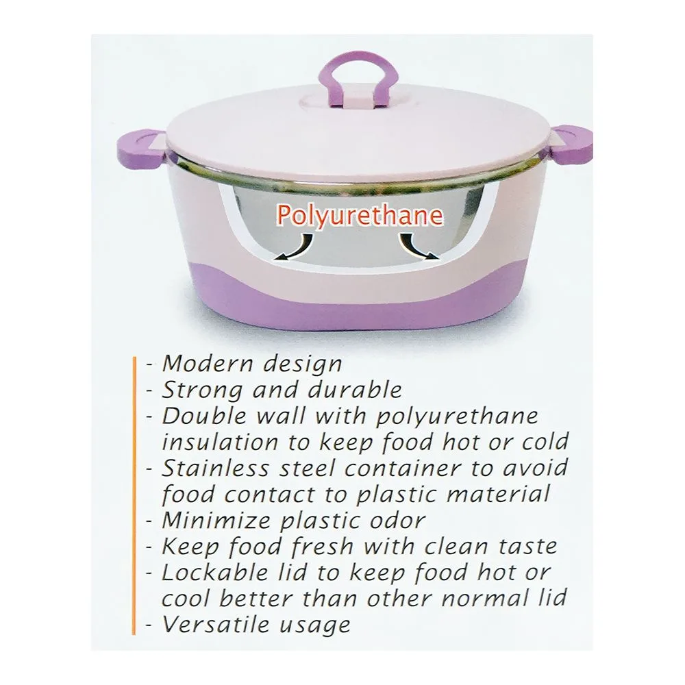 Close-up design of happy ware hot pot with lock lid, 1800ml, green, su-631